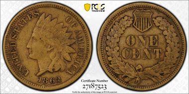 1862 1C MPD FS-301 S-2 VF30