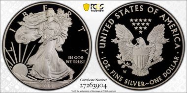 2013-W $1 Silver Eagle First Strike PR70DCAM