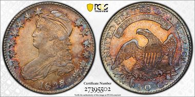 1825 50C O-105 AU55+