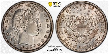 1895 50C AU55