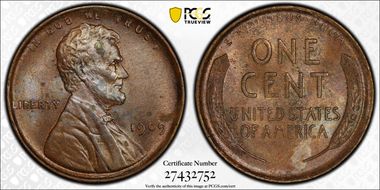 1909 VDB 1C DDO, FS-1102 MS63BN