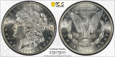 1890-S $1 MS63