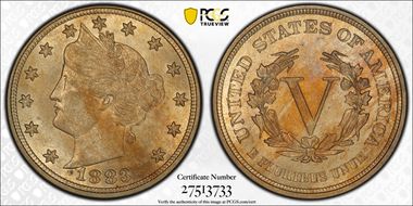 1883 5C RPD FS-1302 AU58