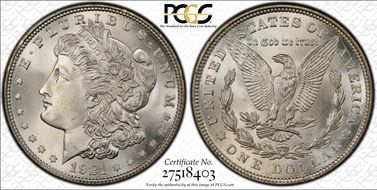 1921 $1 Morgan MS66+