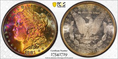 1881-S $1 MS65+