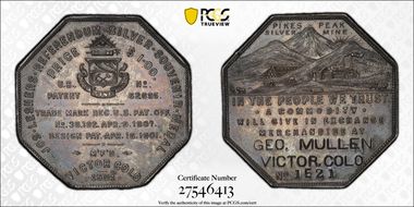 1901 Lesher$ Geo. Mullen HK-795 MS63