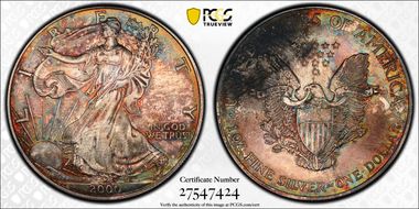 2000 $1 Silver Eagle MS66