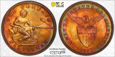 1927-M 1C MS63RB