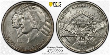 1939 50C Arkansas MS66