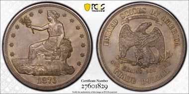 1876 T$1 Type I/I MS63