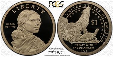2013-S $1 Native American PR70DCAM