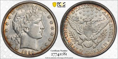 1896 50C AU55