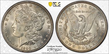 1890 $1 MS63