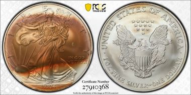 2004 $1 Silver Eagle MS70