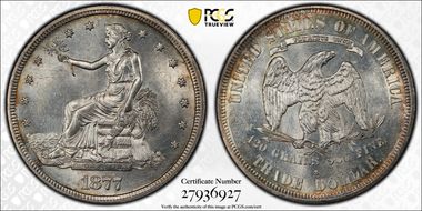 1877-S T$1 FS-802 DDR MS63