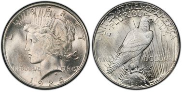 1925 $1 MS65