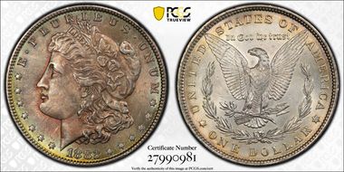 1882 $1 MS64