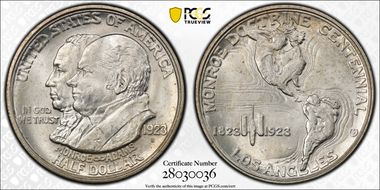 1923-S 50C Monroe MS64