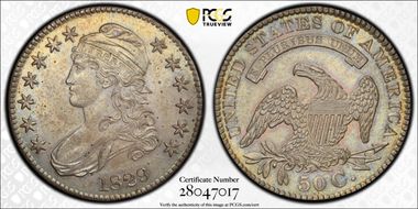 1829 50C O-112 MS62