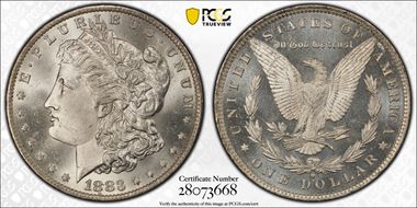 1883-O $1 MS65