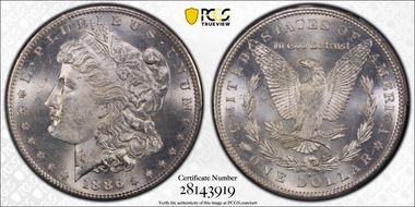 1886-S $1 MS64