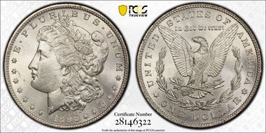1896 $1 MS64