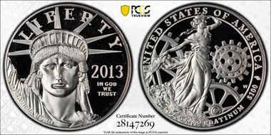 2013-W $100 Statue of Liberty First Strike PR70DCAM