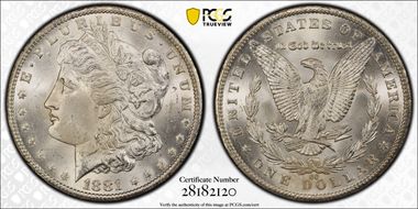1881-CC $1 MS63