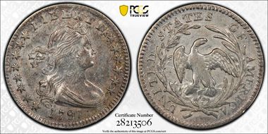 1797 H10C 15 Stars AU53