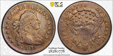 1805 10C 4 Berries XF40