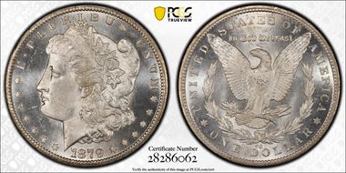 1879-CC $1 Capped Die MS65