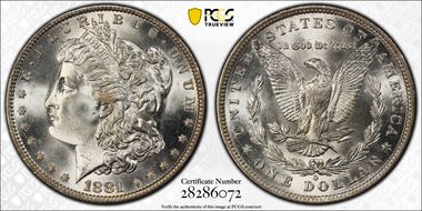 1881-O $1 MS67