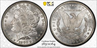 1883-CC $1 MS63