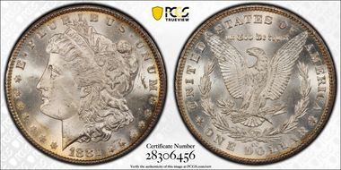 1881-CC $1 MS64+ 