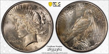 1922-S $1 MS61