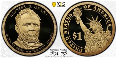 2011-S $1 Ulysses S. Grant PR70DCAM