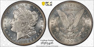 1879-S $1 VAM 23 Reverse of 1878 AU58