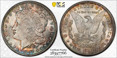 1892-CC $1 MS62