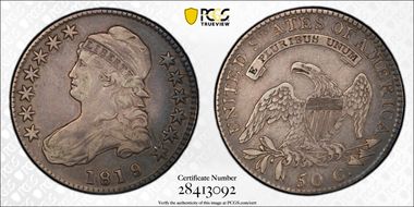 1819/8 50C O-103 VF30