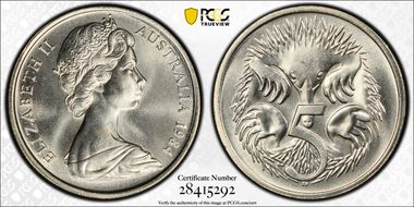 1984 5C High Echidna MS67