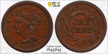 1849 1C Newcomb 19 XF45BN