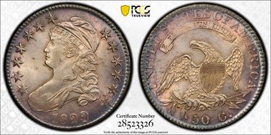 1823 50C O-102, Patched 3 MS63