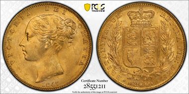 1847 Sov S-3852 MS64+