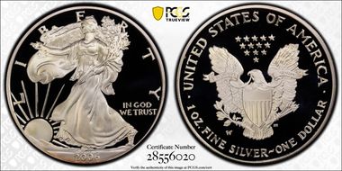 2006-W $1 Silver Eagle PR69DCAM