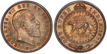 1901 P Rupee Pattern Prid-1045 SW-7.1 PR63