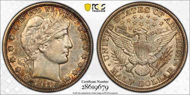 1912 50C AU53