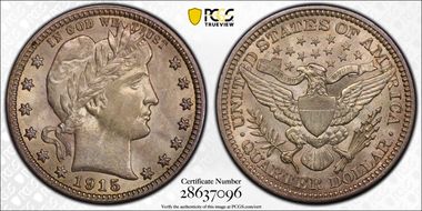 1915 25C AU58