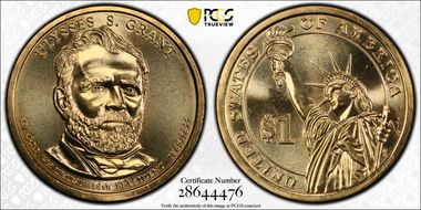 2011-D $1 Ulysses S. Grant Position A MS68