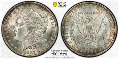 1887-O $1 MS64+