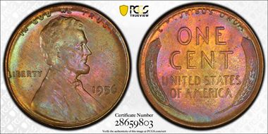 1956 1C MS65BN